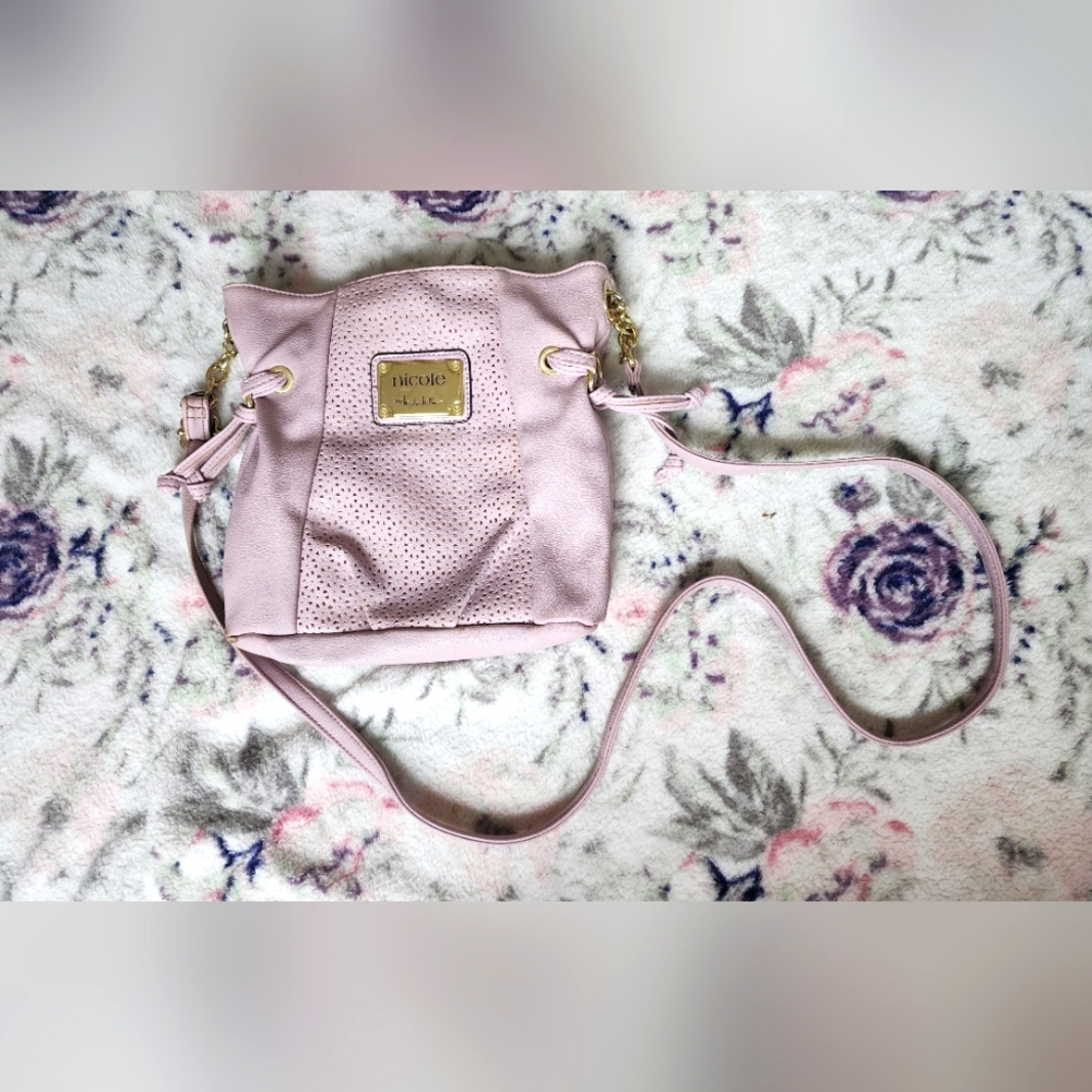 Nicole Miller Pastel Pink Purse